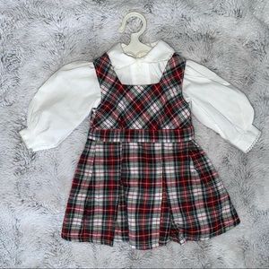 American Girl Doll- Molly’s Plaid Jumper & Blouse